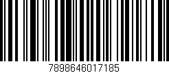 Código de barras (EAN, GTIN, SKU, ISBN): '7898646017185'