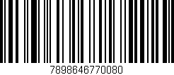 Código de barras (EAN, GTIN, SKU, ISBN): '7898646770080'