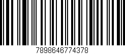 Código de barras (EAN, GTIN, SKU, ISBN): '7898646774378'
