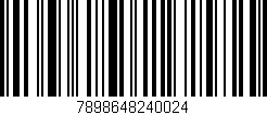 Código de barras (EAN, GTIN, SKU, ISBN): '7898648240024'