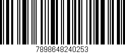 Código de barras (EAN, GTIN, SKU, ISBN): '7898648240253'