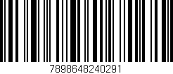 Código de barras (EAN, GTIN, SKU, ISBN): '7898648240291'