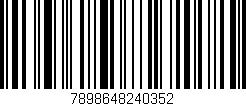 Código de barras (EAN, GTIN, SKU, ISBN): '7898648240352'