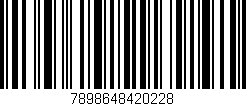 Código de barras (EAN, GTIN, SKU, ISBN): '7898648420228'