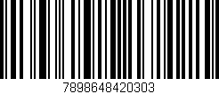 Código de barras (EAN, GTIN, SKU, ISBN): '7898648420303'