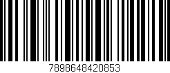 Código de barras (EAN, GTIN, SKU, ISBN): '7898648420853'
