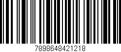 Código de barras (EAN, GTIN, SKU, ISBN): '7898648421218'