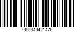 Código de barras (EAN, GTIN, SKU, ISBN): '7898648421478'