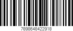 Código de barras (EAN, GTIN, SKU, ISBN): '7898648422918'