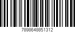 Código de barras (EAN, GTIN, SKU, ISBN): '7898648851312'