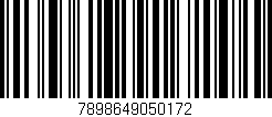 Código de barras (EAN, GTIN, SKU, ISBN): '7898649050172'