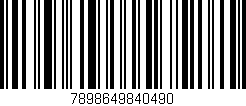 Código de barras (EAN, GTIN, SKU, ISBN): '7898649840490'