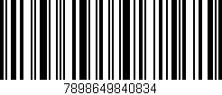 Código de barras (EAN, GTIN, SKU, ISBN): '7898649840834'