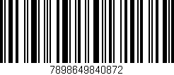 Código de barras (EAN, GTIN, SKU, ISBN): '7898649840872'