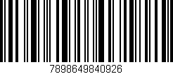 Código de barras (EAN, GTIN, SKU, ISBN): '7898649840926'