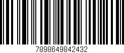 Código de barras (EAN, GTIN, SKU, ISBN): '7898649842432'