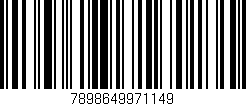 Código de barras (EAN, GTIN, SKU, ISBN): '7898649971149'