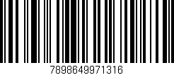 Código de barras (EAN, GTIN, SKU, ISBN): '7898649971316'