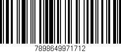 Código de barras (EAN, GTIN, SKU, ISBN): '7898649971712'