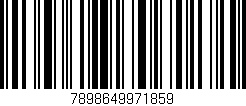 Código de barras (EAN, GTIN, SKU, ISBN): '7898649971859'