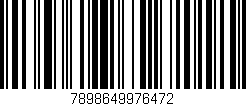 Código de barras (EAN, GTIN, SKU, ISBN): '7898649976472'