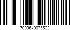 Código de barras (EAN, GTIN, SKU, ISBN): '7898649976533'