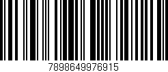 Código de barras (EAN, GTIN, SKU, ISBN): '7898649976915'