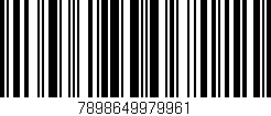 Código de barras (EAN, GTIN, SKU, ISBN): '7898649979961'