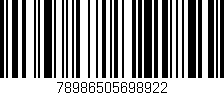 Código de barras (EAN, GTIN, SKU, ISBN): '78986505698922'
