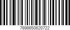 Código de barras (EAN, GTIN, SKU, ISBN): '7898650620722'