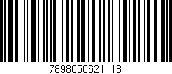 Código de barras (EAN, GTIN, SKU, ISBN): '7898650621118'