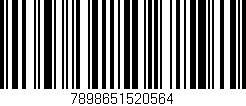 Código de barras (EAN, GTIN, SKU, ISBN): '7898651520564'