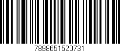 Código de barras (EAN, GTIN, SKU, ISBN): '7898651520731'