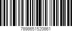 Código de barras (EAN, GTIN, SKU, ISBN): '7898651520861'