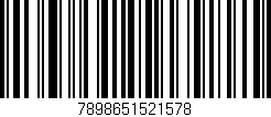 Código de barras (EAN, GTIN, SKU, ISBN): '7898651521578'