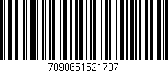 Código de barras (EAN, GTIN, SKU, ISBN): '7898651521707'
