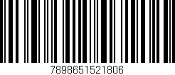 Código de barras (EAN, GTIN, SKU, ISBN): '7898651521806'