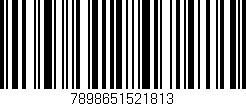 Código de barras (EAN, GTIN, SKU, ISBN): '7898651521813'