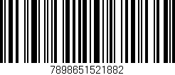 Código de barras (EAN, GTIN, SKU, ISBN): '7898651521882'