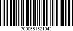 Código de barras (EAN, GTIN, SKU, ISBN): '7898651521943'