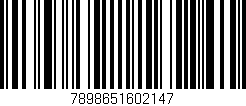 Código de barras (EAN, GTIN, SKU, ISBN): '7898651602147'