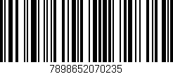 Código de barras (EAN, GTIN, SKU, ISBN): '7898652070235'