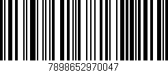 Código de barras (EAN, GTIN, SKU, ISBN): '7898652970047'