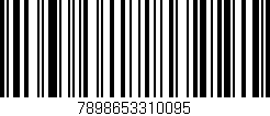 Código de barras (EAN, GTIN, SKU, ISBN): '7898653310095'