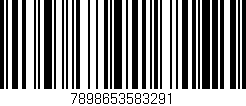 Código de barras (EAN, GTIN, SKU, ISBN): '7898653583291'