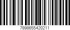 Código de barras (EAN, GTIN, SKU, ISBN): '7898655420211'