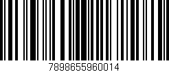 Código de barras (EAN, GTIN, SKU, ISBN): '7898655960014'