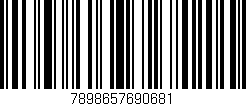 Código de barras (EAN, GTIN, SKU, ISBN): '7898657690681'