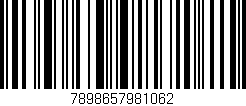 Código de barras (EAN, GTIN, SKU, ISBN): '7898657981062'