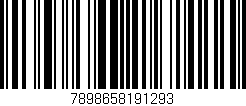Código de barras (EAN, GTIN, SKU, ISBN): '7898658191293'